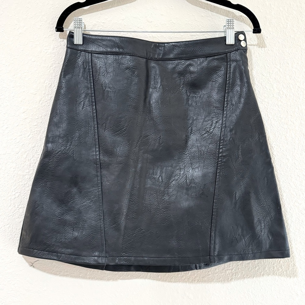 ZARA Faux leather skirt